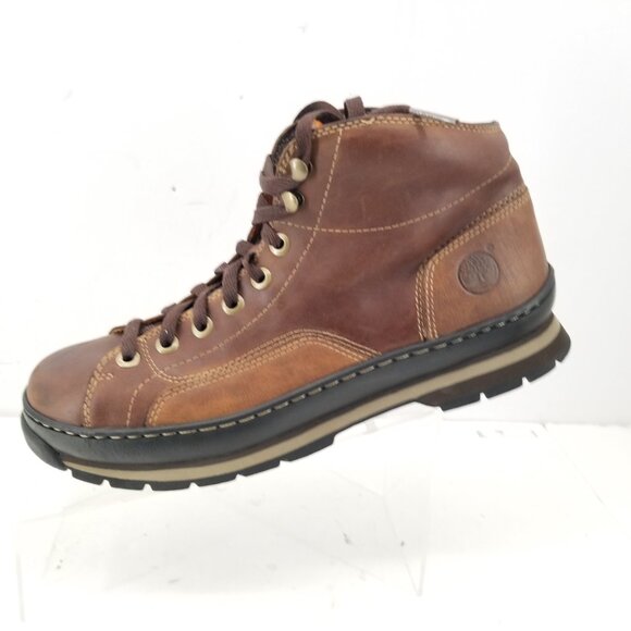 Timberland Euro Hiker Leather Boots Brown Black Leather  Men's 11 - Picture 5 of 10